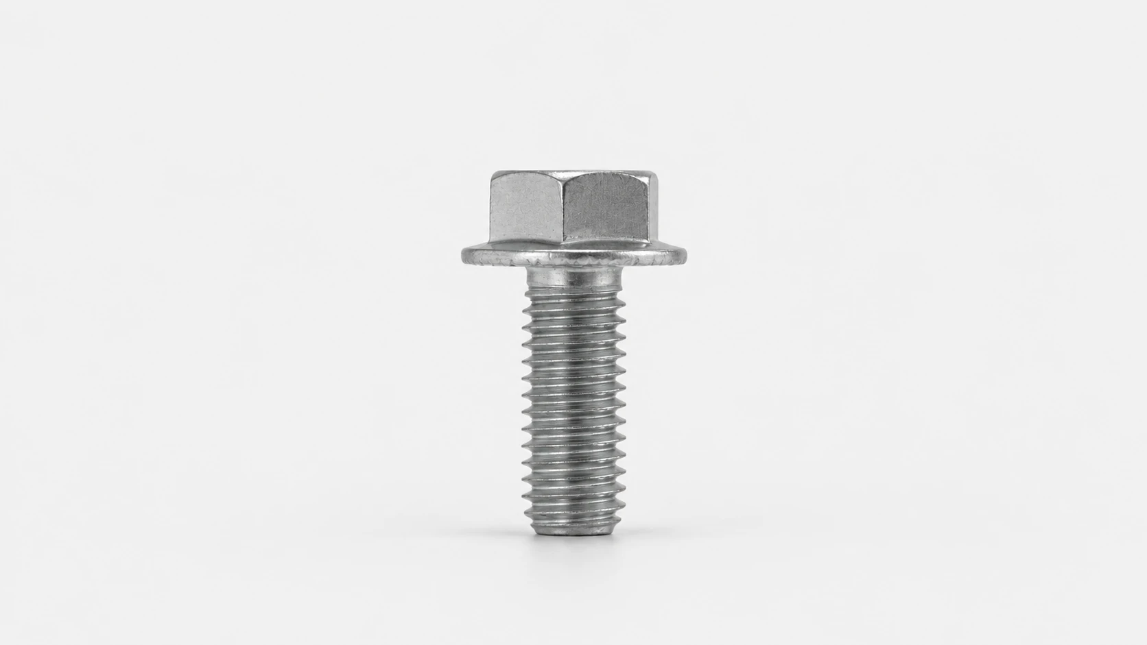 Photograph of hex flange bolts