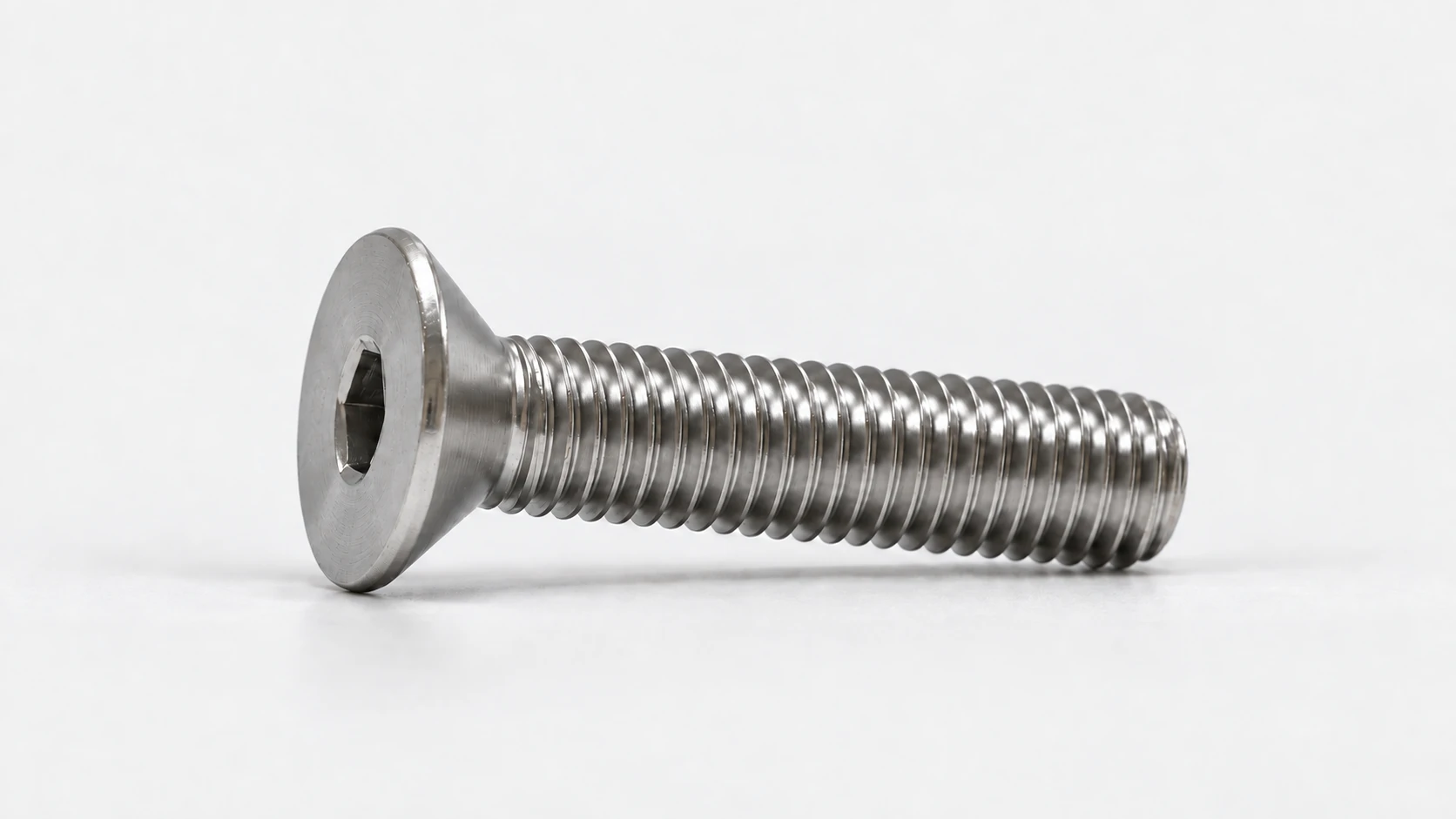 Photograph of hex socket countersunk screws
