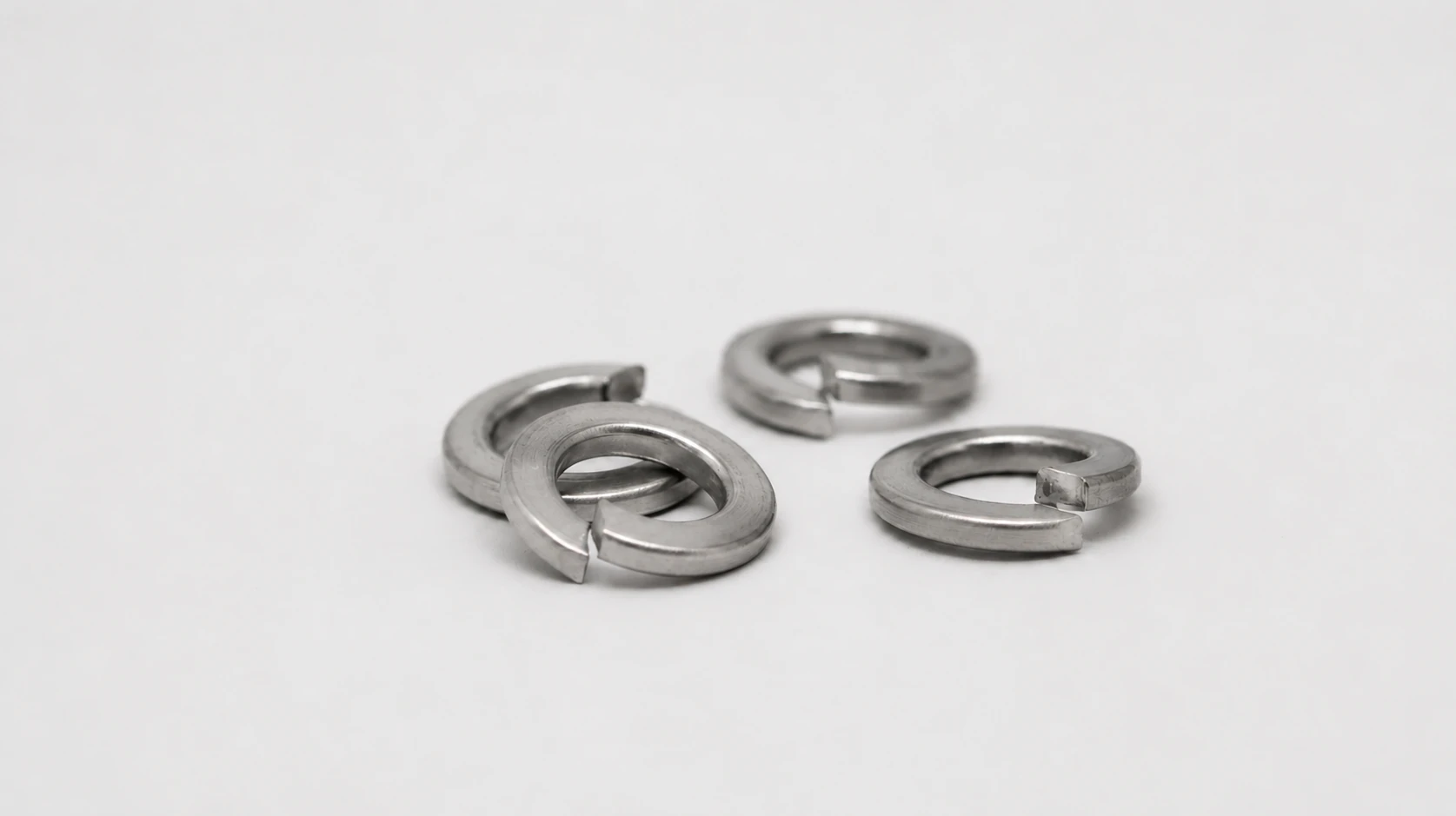Photograph of split lock washers