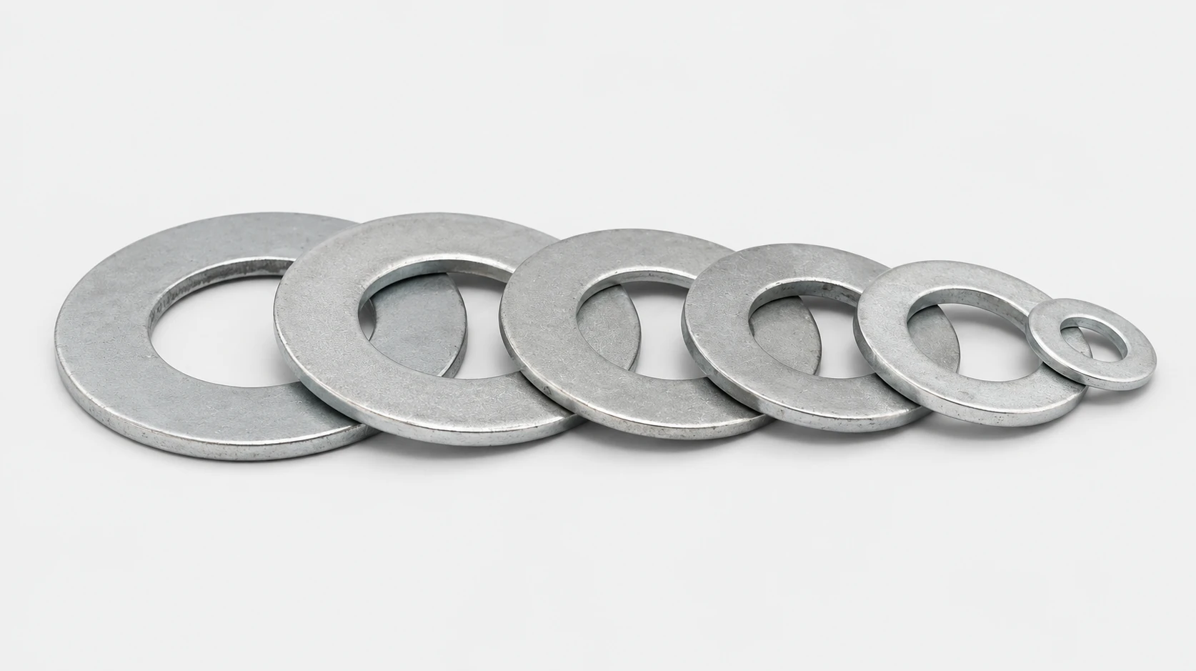 Photograph of flat washers